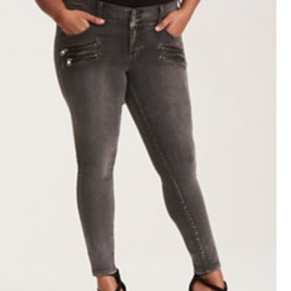 torrid Denim - Torrid Higher-Rise Skinny Stretch Zip Jeggings